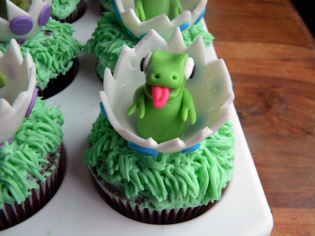 dinosaur cupcakes