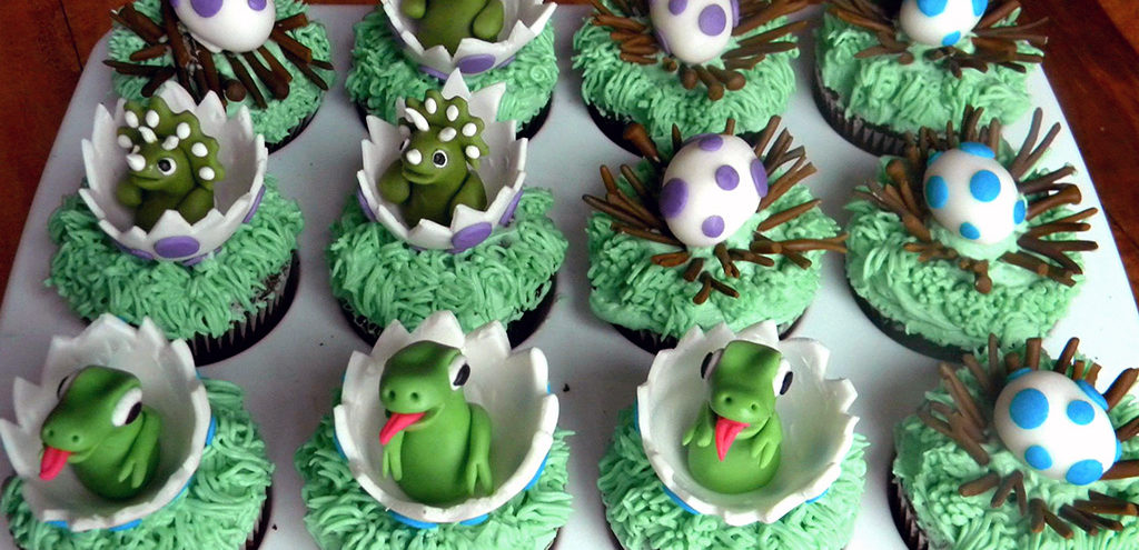 dinosaur cupcakes